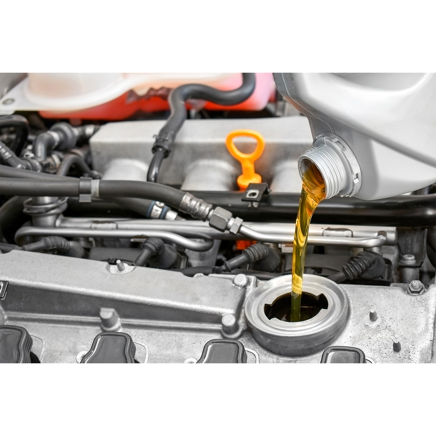 Base oil for automotive engines and transmissions